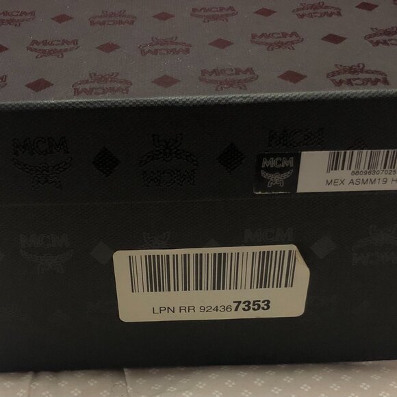 MCM Lifestyle Slide Blue & White – Size 12 - Picture 6 of 6